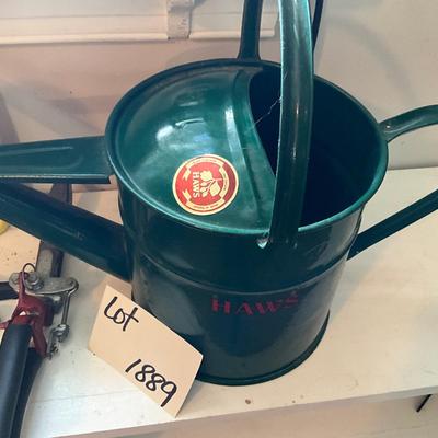 G1889 Lot of Garden Hand tools with HAWS Watering Can