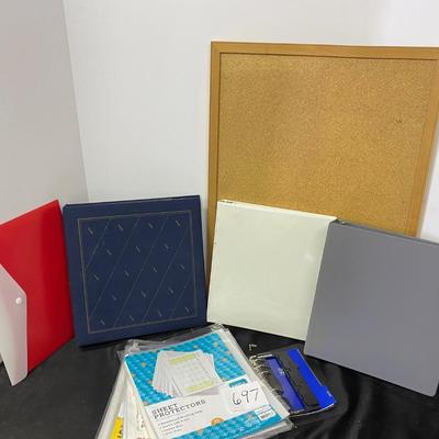 Bulletin Board and Office Supplies