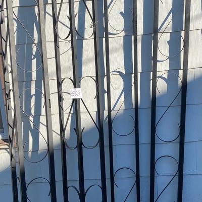 Iron Porch Supports