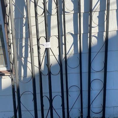 Iron Porch Supports