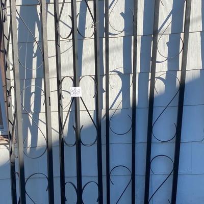 Iron Porch Supports