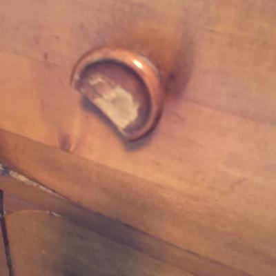 Vintage wood dresser