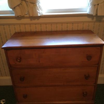 Vintage wood dresser