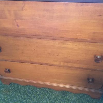 Vintage wood dresser