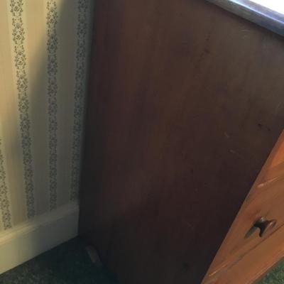 Vintage wood dresser