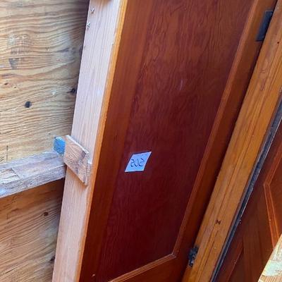 Vintage Wooden Door with Frame