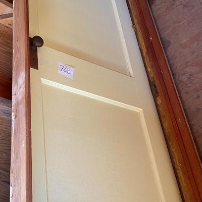 Vintage Wooden Door with Frame