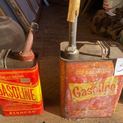 Vintage Gasoline Cans
