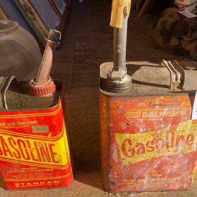 Vintage Gasoline Cans