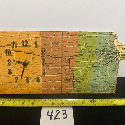 Vintage Kansas Wall Clock