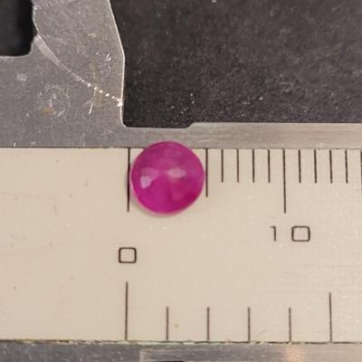 Jewelry Maker's (7) Rubies 5mm Gemstones