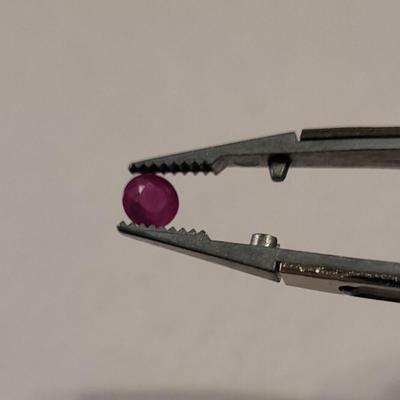 Jewelry Maker's (7) Rubies 5mm Gemstones