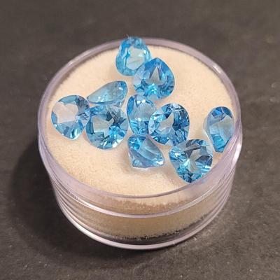 Jewelry Maker's (10) Aquamarine Gemstones