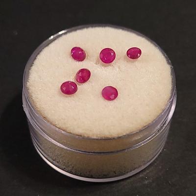 Jewelry Maker's Rubies 3mm and Pink Sapphire .4mm Gemstones