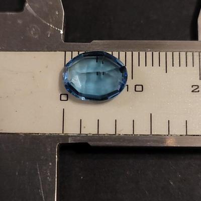 Jewelry Maker's (2) Blue Topaz 9mm Gemstones