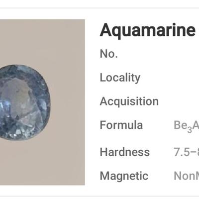 Jewelry Maker's Aquamarine 7mm Gemstone