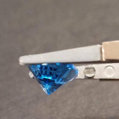 Jewelry Maker's 6.8ct Super Blue Topaz 14mm Gemstone