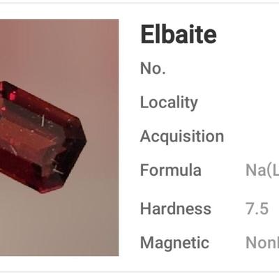 Jewelry Maker's Pyrope Garnet and Elbaite Gemstones