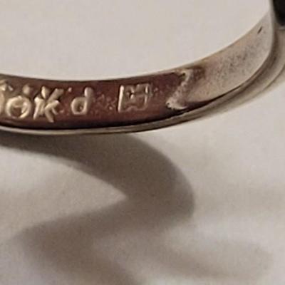 10k White Gold Ring
