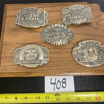 Kansas State Fair Buckle Collection