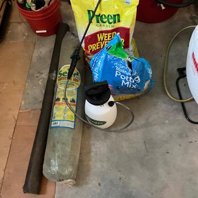 G1897 New bag of Preen, Potting Mix, Roll of Seed Starter. Weed Prevention