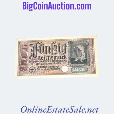 1940-1945 GERMANY 50 REICHSMARK