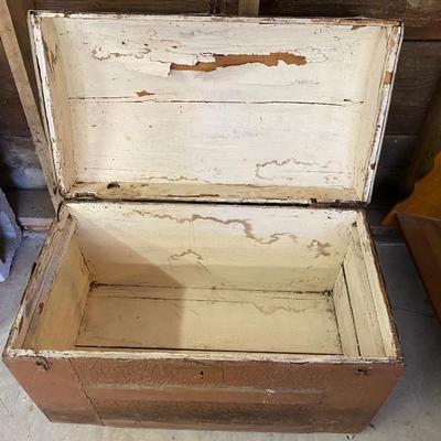 Vintage Camelback Trunk