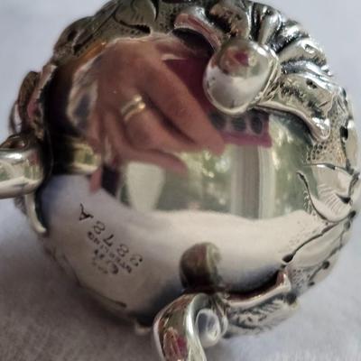 Ornate Sterling Salt and Pepper Shakers