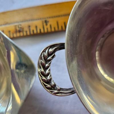 Reed & Barton Sterling Silver Creamer & Sugar Bowl