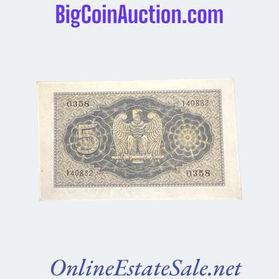 1944 ITALY 5 LIRE