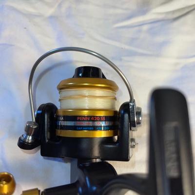 S1865 Penn Model 420SS Skirted Spool Spinning Reel