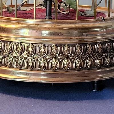 Birdcage with Birds Music Box