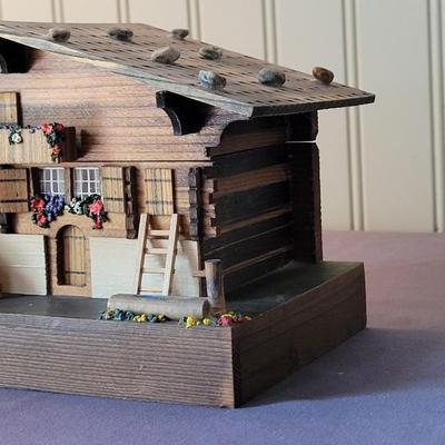 Swiss Chalet Happy Wanderer Woodcutterboys Music Box
