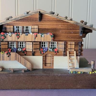 Swiss Chalet Happy Wanderer Woodcutterboys Music Box