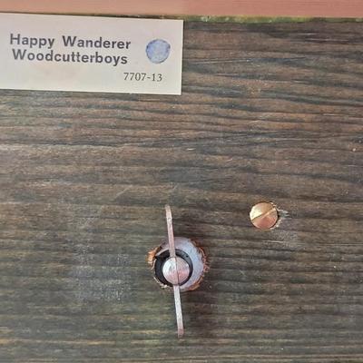 Swiss Chalet Happy Wanderer Woodcutterboys Music Box