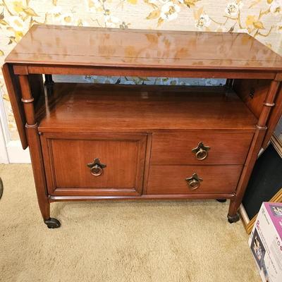 MCM Bar Sideboard expandable on wheels