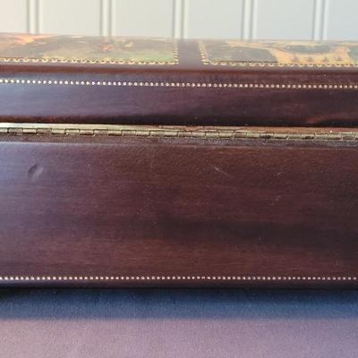 Vintage Reuge Sainte Croix Music Box with Original Key