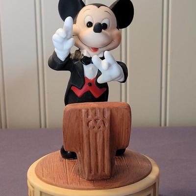 Mickey Mouse Conductor Music Box