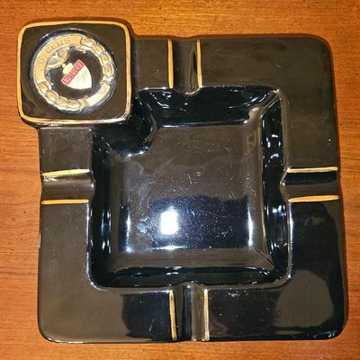 Large Rutgers cigar ashtray 8" square