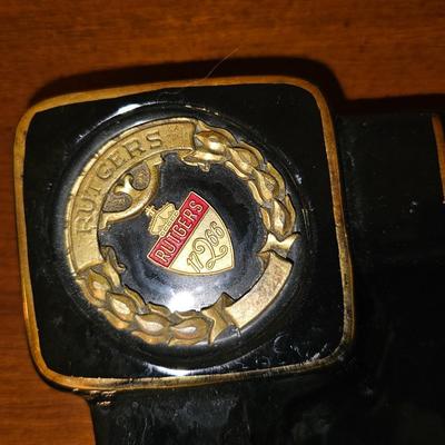 Large Rutgers cigar ashtray 8" square