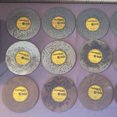 Antique Thorens Music Box with 40 Records