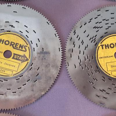 Antique Thorens Music Box with 40 Records