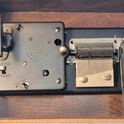 Antique Thorens Music Box with 40 Records