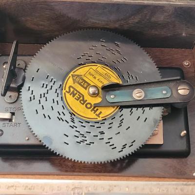 Antique Thorens Music Box with 40 Records