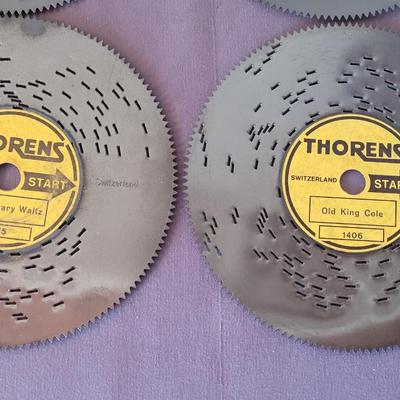 Antique Thorens Music Box with 40 Records