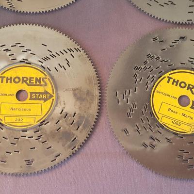 Antique Thorens Music Box with 40 Records