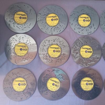 Antique Thorens Music Box with 40 Records