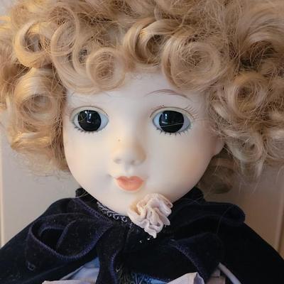 Korean Porcelain Doll with Green Eyes