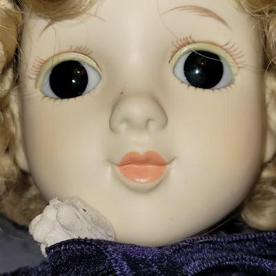 Korean Porcelain Doll with Green Eyes