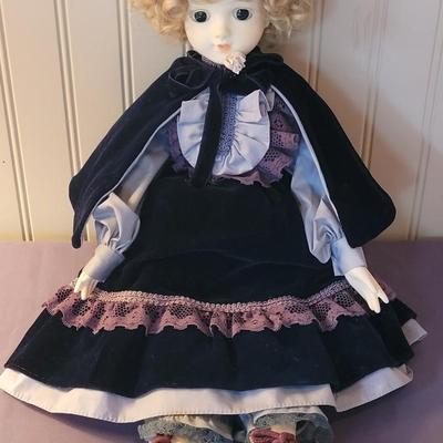 Korean Porcelain Doll with Green Eyes